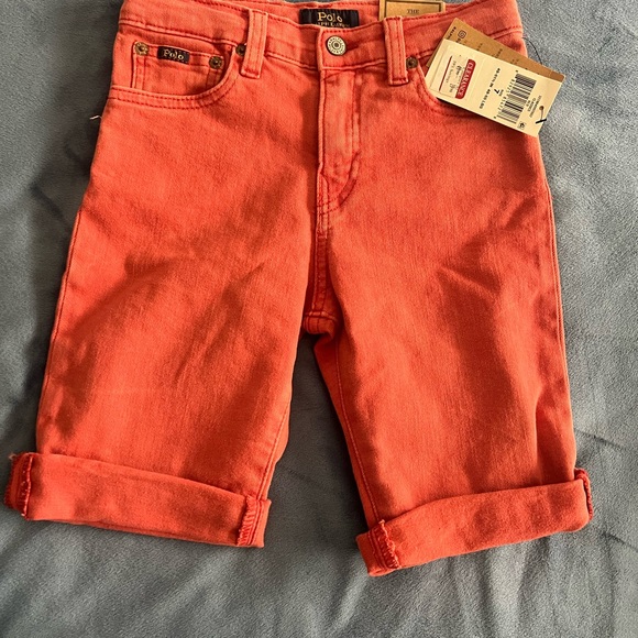 Unisex kids polo jean shorts - Picture 7 of 8
